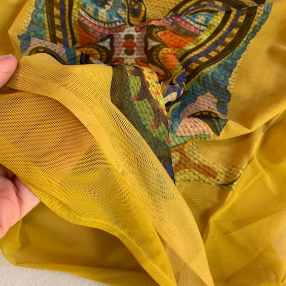 Desigual Lacroix Tulle Mesh Long-Sleeve - Picture 7 of 8